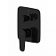 Смеситель Bravat Source PB8173218BW-2-ENG для ванны с душем, черный