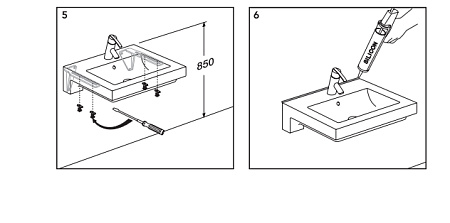 Раковина Gustavsberg Artic GB114550R101