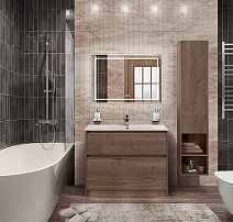 Мебель для ванной BelBagno Kraft KRAFT-1000-2C-PIA-RT 100 Rovere Tabacco