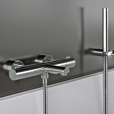 Смеситель Remer Elegance EQ02 для ванны с душем, хром