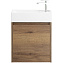 Тумба с раковиной BelBagno Kraft Mini KRAFT MINI-500/260-1A-SO-RT-R 45 rovere tabacco