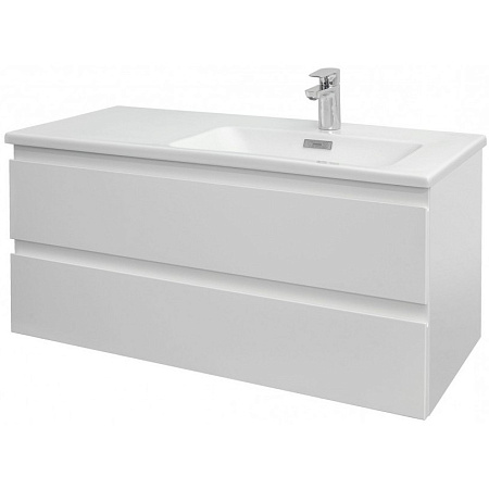 Тумба с раковиной Jacob Delafon Madeleine EB2055-J51 100 R белый матовый