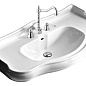 Раковина Kerasan Retro 105001*3 100 с 3 отверстиями под смеситель, белый