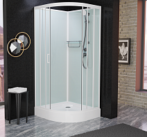 Душевая кабина Frank F420 M White 120x120x220 без крыши, белый