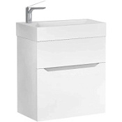 Тумба с раковиной Jorno Folk Folk.01.55/P/W/JR 55 подвесная, белый