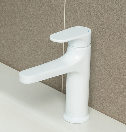 Смеситель Boheme Spectre 455-MW для раковины, встроенный, белый матовый