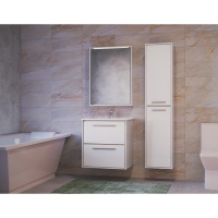 Мебель для ванной Raval Frame Fra.01.60/P/W 60 подвесная, белый