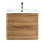 Тумба с раковиной BelBagno Acqua ACQUA-600-2C-SO-RR 60 подвесная, Rovere Rustico