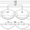 Раковина Hatria Sophie Y0Q501 125 - фото 3