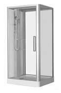 Душевая кабина Am.Pm Awe W15C-804-120MTE с баней, белый/матовый хром