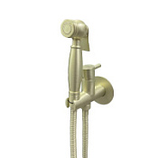 Гигиенический душ со смесителем Webert Elio EL870302794 матовое золото
