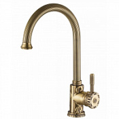 Смеситель Zorg Antic A 108K-BR для кухонной мойки, бронза
