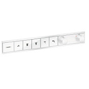 Термостат Hansgrohe RainSelect 15384700 на 5 потребителя, для душа, белый матовый