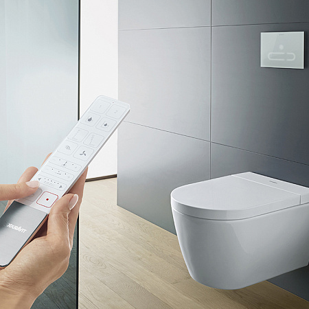 Унитаз подвесной Duravit ME by Starck 2510092000 с сиденьем SensoWash Starck f Plus 612000012000320