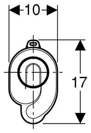 Сифон Geberit 152.950.11.1 для писсуара