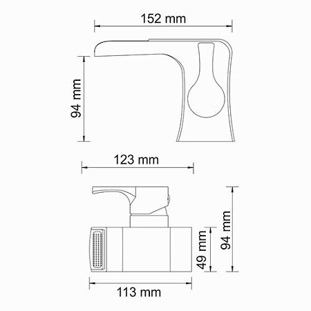 Смеситель WasserKRAFT Berkel 4869 для раковины