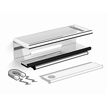 Полка Black & White Accessories SN-2351 темно-серый