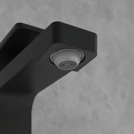 Смеситель Villeroy & Boch Architectura Square TVW125004000K5 для раковины, черный матовый