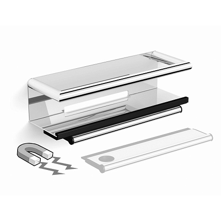 Полка Black & White Accessories SN-2351 темно-серый