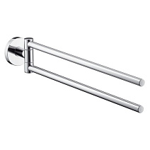 Полотенцедержатель Hansgrohe Logis 40512000 двойной, хром