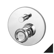 Смеситель Remer Element ET09HNO для ванны с душем, на 2 выхода, чёрный матовый