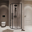Душевой уголок Niagara Nova NG-6827-34BLACK 100x100x195 стекло прозрачное/профиль черный матовый - фото 4