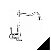 Смеситель Emmevi Laguna 40516NEG для кухонной мойки, черный гранит Смеситель Emmevi Laguna 40516NEG для кухонной мойки, черный гранит