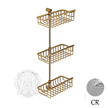 Полка-решетка с галереей Migliore Complementi 22041 тройная