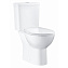 Унитаз-компакт Grohe Bau Ceramic 39349000 горизонтальный выпуск, наполнение снизу - фото 1