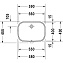 Раковина Duravit D-Code 0338560000 60 белый глянцевый - фото 4