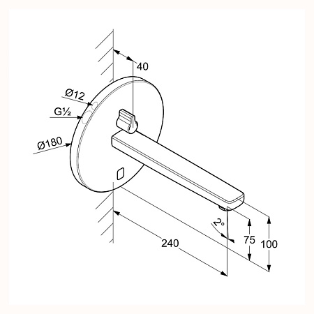 Смеситель для раковины Kludi Zenta SL 3840105WR хром