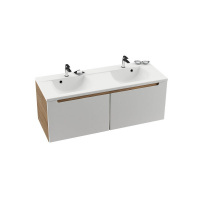Тумба с раковиной Ravak Classic SD 1300 X000000958 подвесная, каппучино/белая