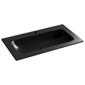 Раковина накладная Ceramica Nova Grace CN7012MB 81x45.7x13.7 с отв. под смесит., черный матовый