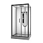 Душевая кабина Black & White Galaxy G8008 115х90 см