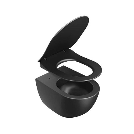 Унитаз подвесной Ravak Uni Chrome X01794 черный матовый