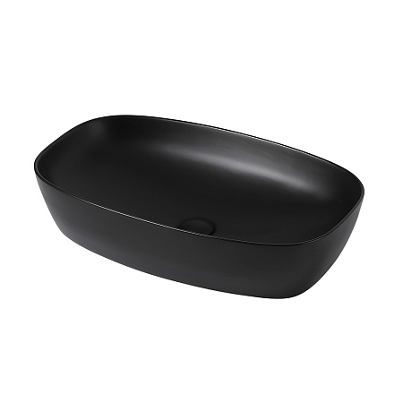 Раковина накладная ABBER Rechteck AC2206MB черный матовый