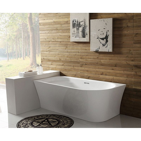 Акриловая ванна BelBagno BB410-1500-780-R 150x78 белый