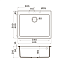 Кухонная мойка Omoikiri Bosen 61A-WH 61x50x19 белый - фото 2
