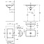 Раковина Kerama Marazzi Plaza PLR.wbu.55 55х38 встраиваемая снизу - фото 2