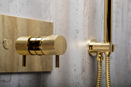 Душевой комплект Boheme Fusion 130-G для душа, золото