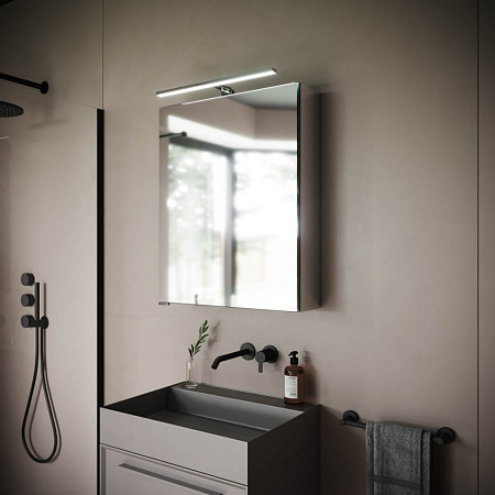 Шкаф-зеркало Sancos Hilton Z600 60x74 с подсветкой