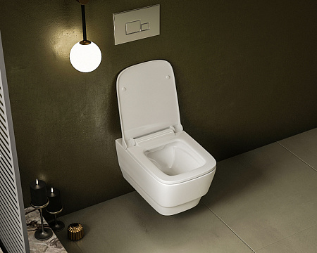 Чаша для унитаза подвесного Dreja Enzo 88.0001 белый