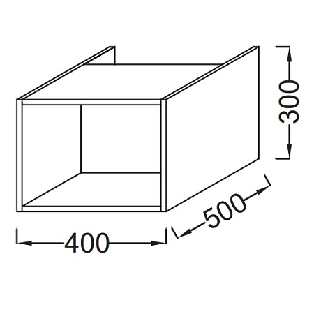 Полка Jacob Delafon Parallel EB593-N18 40 см, белый
