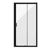 Душевая дверь Niagara Nova NG-82-11AB 110 прозрачное стекло, черный Душевая дверь Niagara Nova NG-82-11AB 110 прозрачное стекло, черный