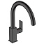 Смеситель Hansgrohe Vernis Shape 71871670 для кухонной мойки, черный матовый - фото 1