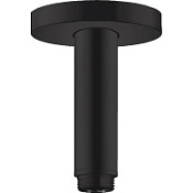 Потолочное подсоединение Hansgrohe S 27393670 10 см матовый черный Потолочное подсоединение Hansgrohe S 27393670 10 см матовый черный