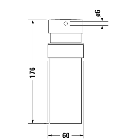 Дозатор Duravit Starck T 0099351000 хром