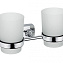 Подстаканник двойной Fixsen Kvadro FX-61307 хром - фото 1