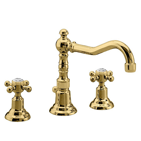 Смеситель Palazzani Adams 52305050 для раковины на 3 отверстия, бронза