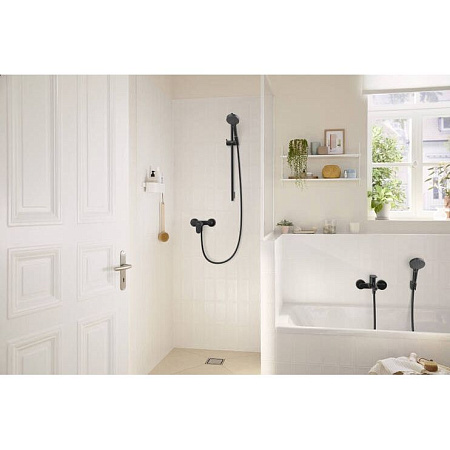 Смеситель Hansgrohe Rebris S 72640670 для душа, черный матовый